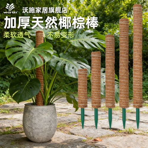 沃施椰棕棒植物支撑杆攀爬柱