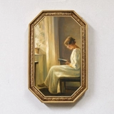 Европейская настенная фоторамка из смолы, золотая свадебная фоторамка из смолы, реквизит для фото, украшения