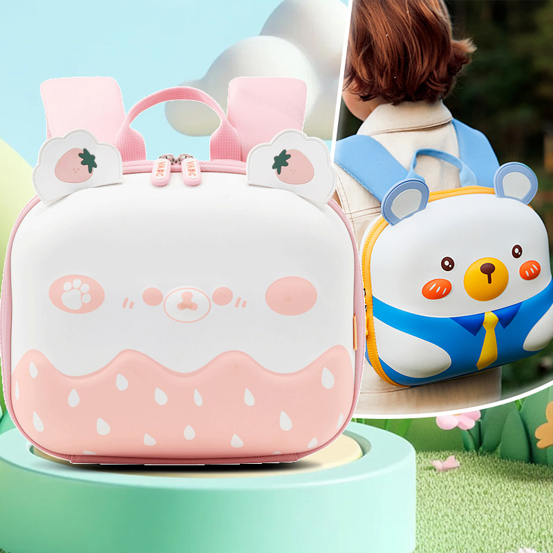 VABC新款双肩包儿童卡通可爱背包宝宝幼儿园超萌小班轻便蛋壳书包