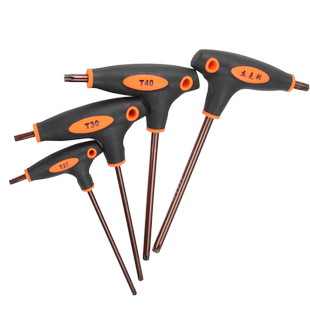 t型梅花内六角扳手套装米字螺丝刀中孔花型内六花单个T15 T30 T40