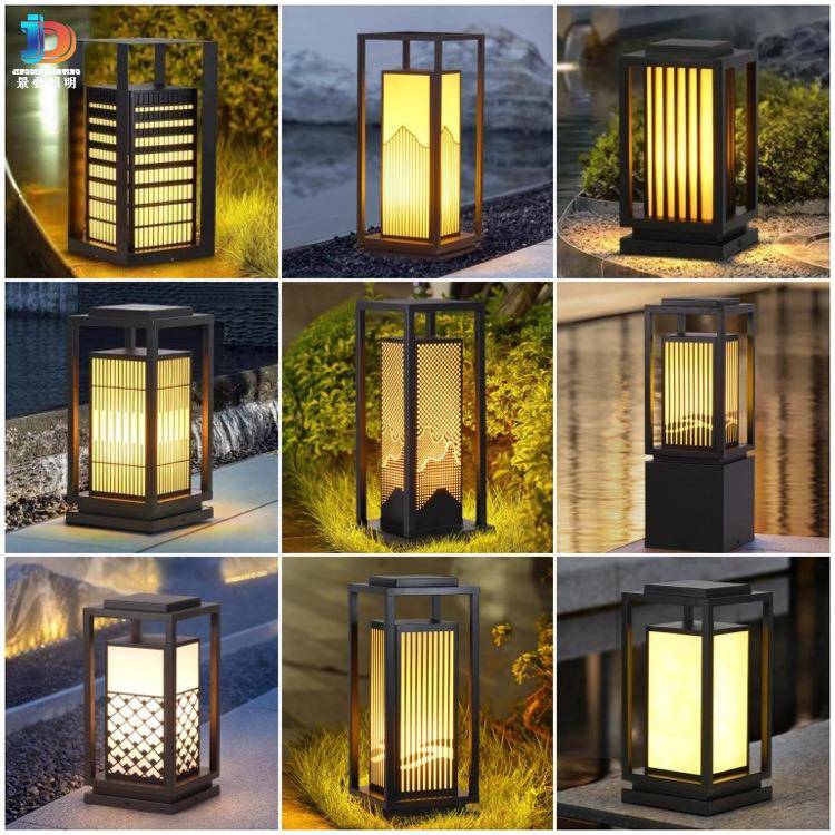 草坪灯新款户外防水柱头灯室外矮款落地草地灯民宿景观庭院灯