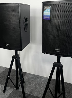 专业1215寸家用户外K歌音响舞台婚庆主持会议无源大功率HIFI音箱