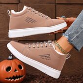 加绒加厚运动秋冬季 2023新保暖韩版 学生休闲鞋 女鞋 百搭高帮棉鞋