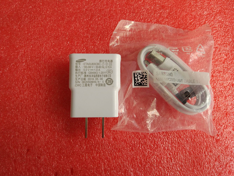 原装正品三星 eta0u83cbc 5v1a旅行充电器直充头数据线