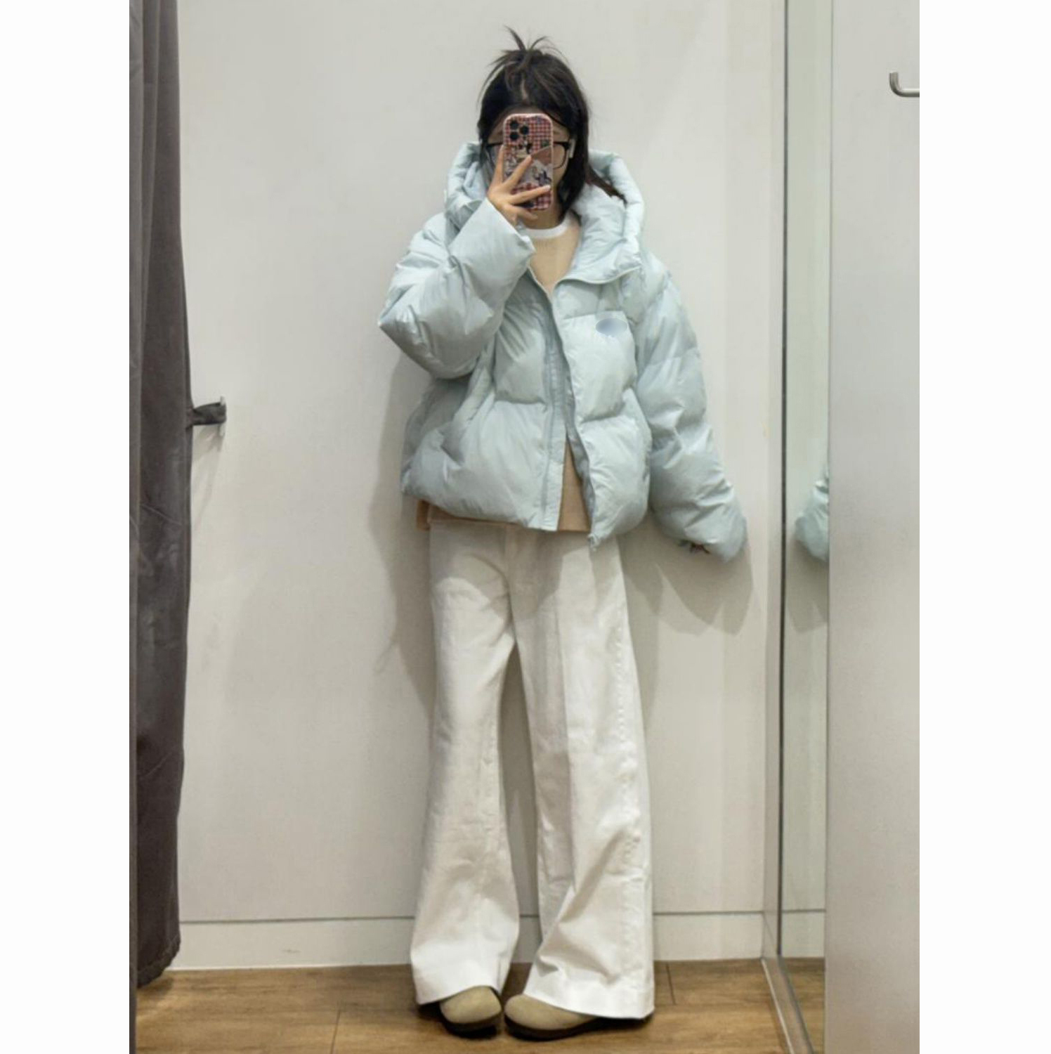 潮流时尚甜美拉链棉服外套