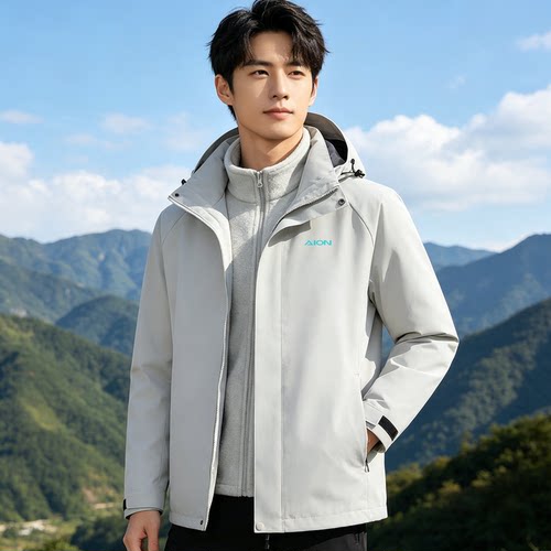捷途汽车冲锋衣定制工作服印logo捷途山海4S店三合一企业工装外套