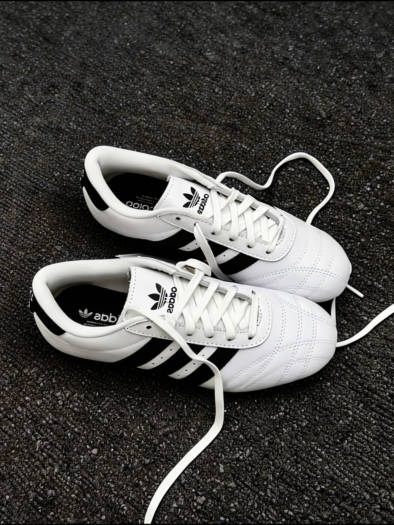 Adidas Originals Taekwondo 阿迪达斯跆拳道鞋女白黑薄底 JS1194