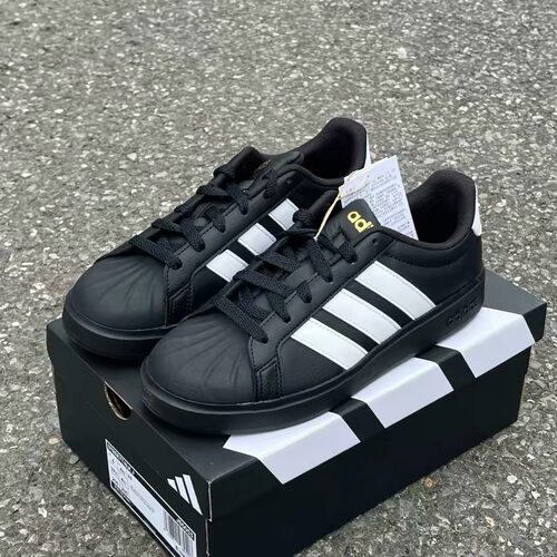 Adidas 阿迪达斯大童STREETTALK 经典百搭休闲板鞋女正品 JS5053