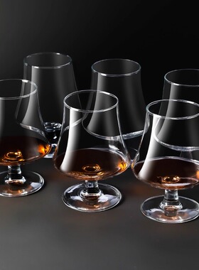 威士忌洋酒杯XO白兰地杯高档高脚红酒杯矮脚干邑杯家用玻璃杯套装