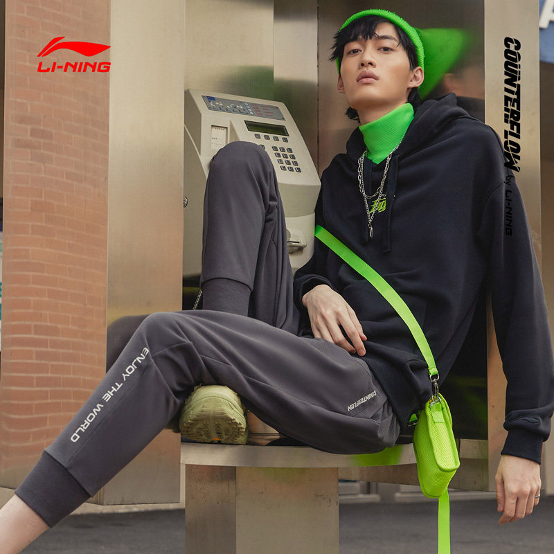 Lining lovers Plush coat Sweater Huachen Yu printing Official website Graffiti Athletic Wearin the Sportswear/Casual Clothing , Sports Sweater/Pullover  category - from Buy2taobao.com to provide professional Taobao agent buy service