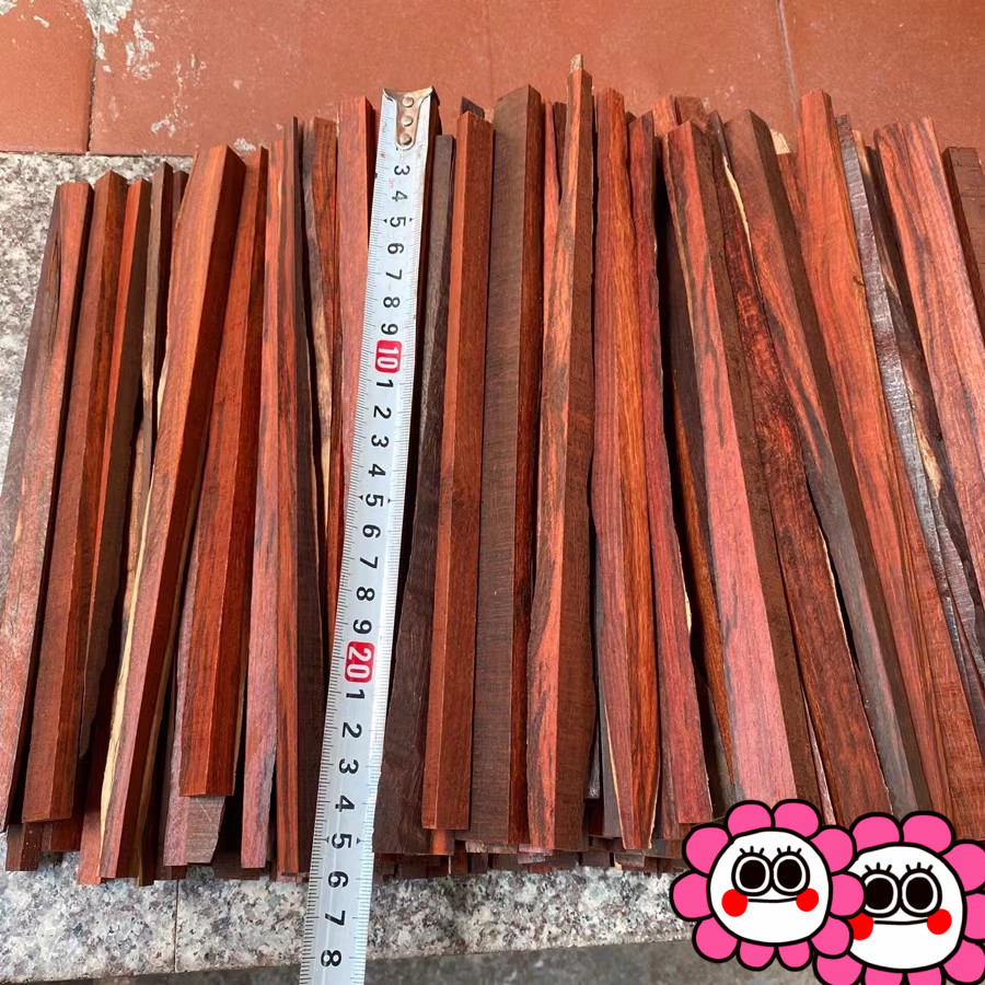 小叶紫檀条料 三角条料 高油密 鸟笼边料练手料 非洲檀香 5斤一份