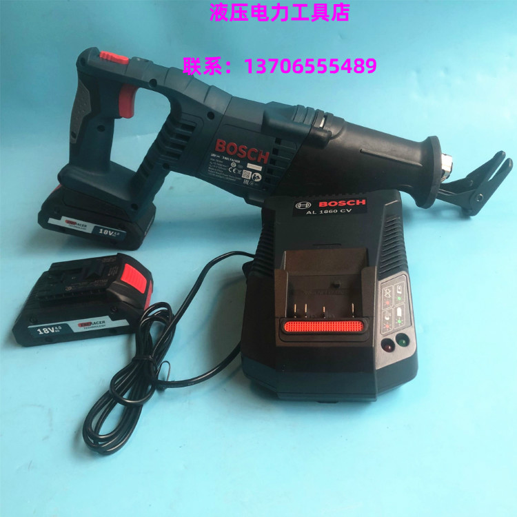 博世电动工具GSA18V-Li锂电充电式马刀锯往复锯金属木材切割机