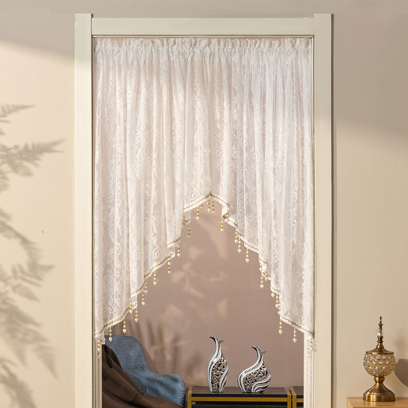 法式优雅蕾丝遮挡门帘