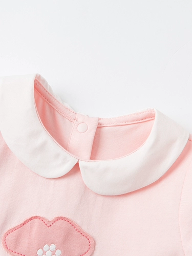 Футболка, детская хлопковая летняя одежда, короткий рукав, в западном стиле, детская одежда