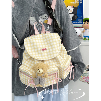 少女旅行包2025新款大容量双肩包