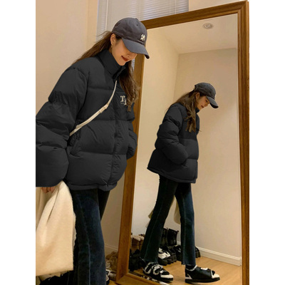 韩版街头复古学生羽绒棉服女