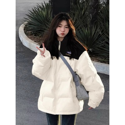 羽绒棉衣学生设计感棉袄爆款