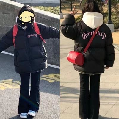 宽松显瘦百搭棉衣外套面包服