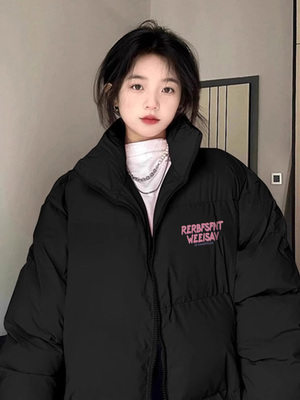 百搭大码面包服棉袄外套潮