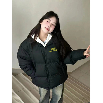 宽松保暖棉衣棉袄面包服外套