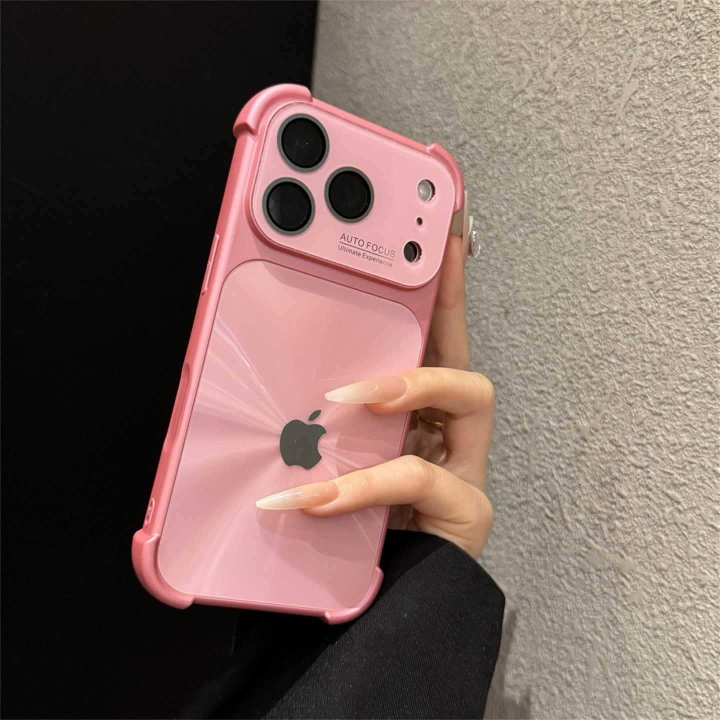 新款简约高级极光适用于iPhone17promax苹果16pro手机壳15ProMax时尚保护套14防指纹男女情侣13P个性星宇橙色