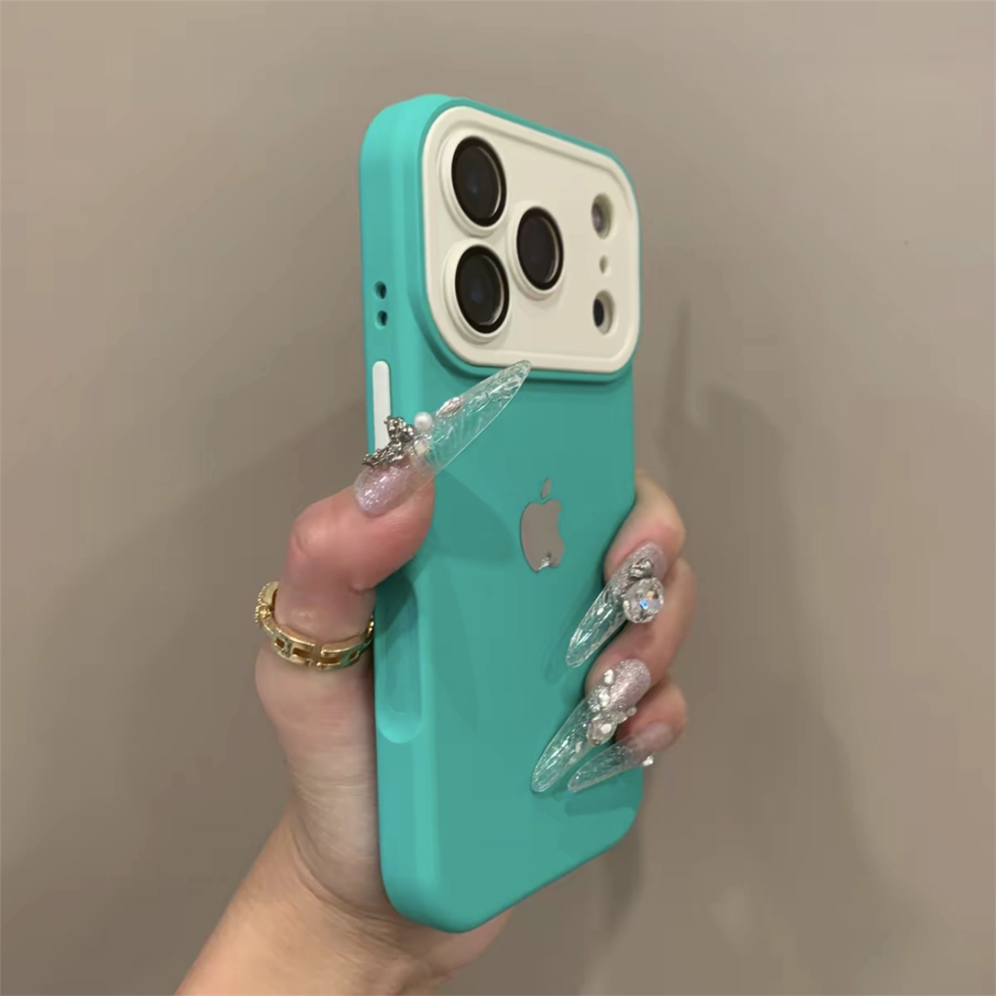 新款简约全包高级感撞色镜头适用于iPhone17promax苹果16pro手机壳15ProMax保护套14p防指纹13男女12硅胶11软