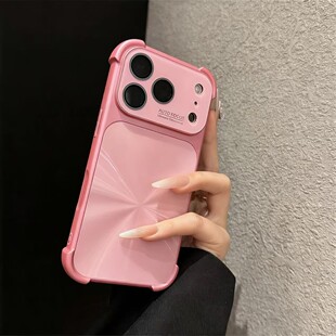 新款简约高级极光适用于iPhone17promax苹果16pro手机壳15ProMax时尚保护套14防指纹男女情侣13P个性星宇橙色