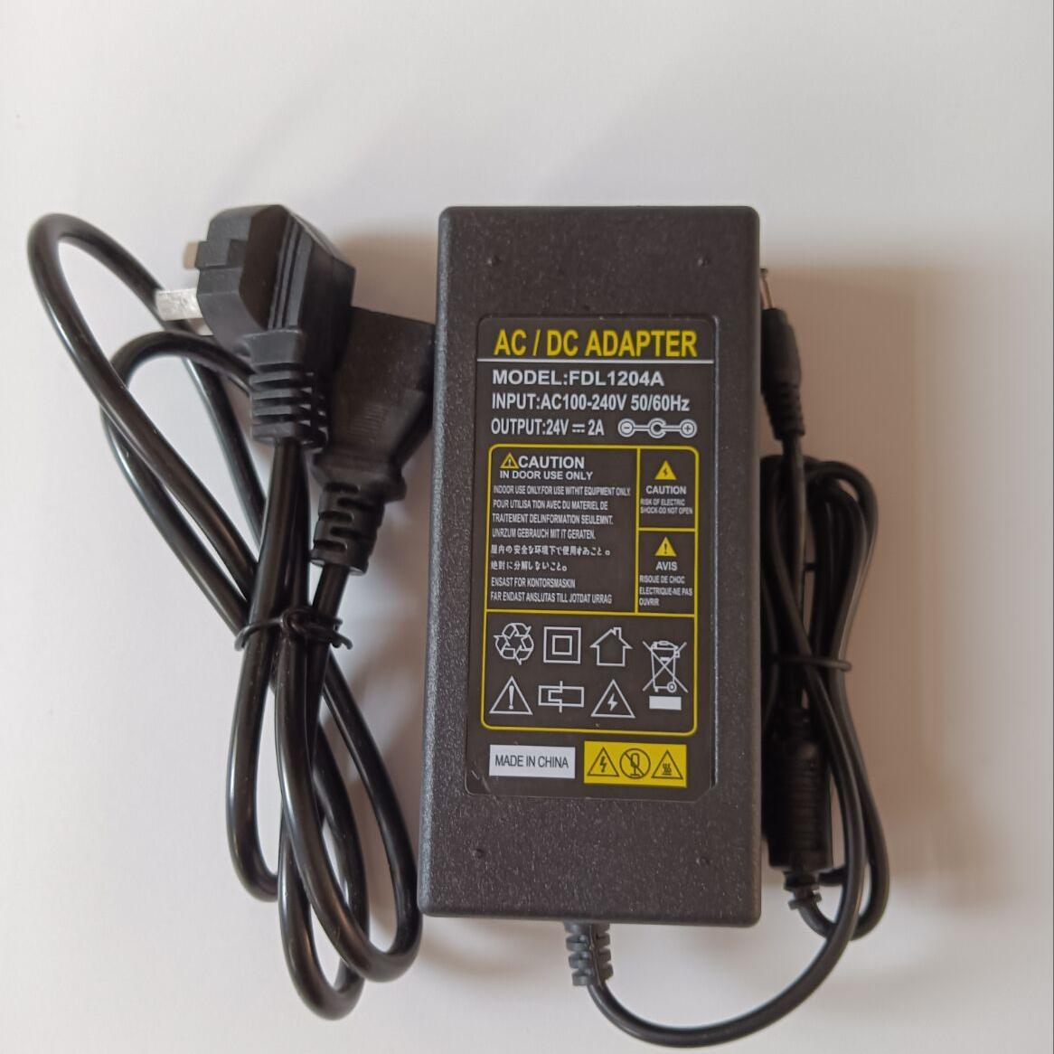 适用HP惠普2000 S1 S2 3000 S2扫描仪电源适配器24V1.5A2A插头线