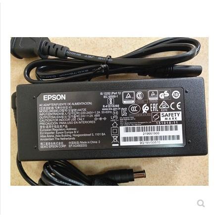 原装爱普生DS-760 770  780N DS-860 870扫描仪电源适配器线24V2A