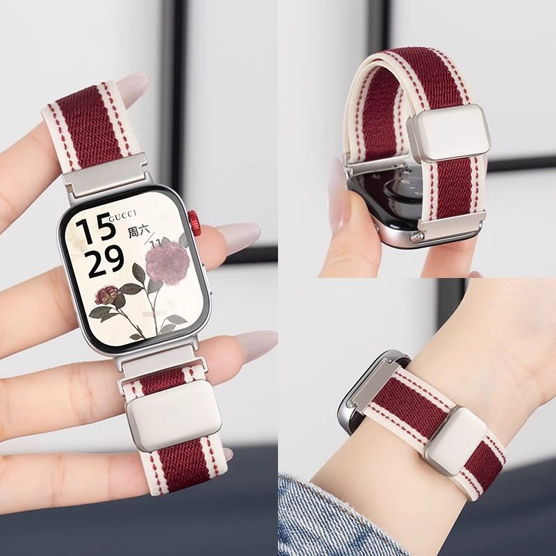 适用华为FIT5表带手表4Pro尼龙编织腕带fit43运动新款夏天男女生