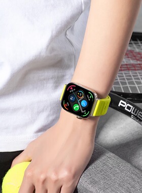 适用华为FIT3表带手表fit4点纹硅胶4pro夏天新款运动反扣男女配件