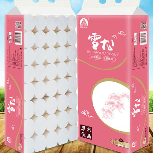 雪松雪松卫生纸家用40卷纸