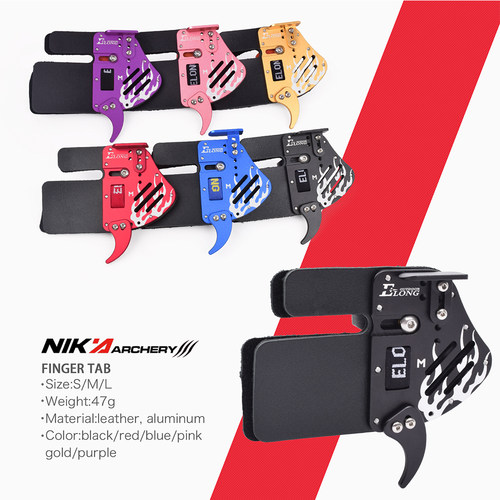 NIKAElong牛皮护指传统弓反曲弓