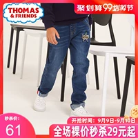 Thomas và bạn bè quần áo trẻ em 2019 mùa xuân và mùa thu bé trai mới trong quần jeans ống rộng trẻ em lớn - Quần jean quần lót trẻ em