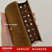 Zoo Rita 华子双耳洞搭配十字架超闪钛钢耳骨钉耳钉耳饰耳环