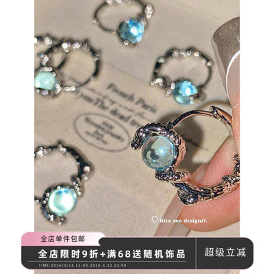 美杜莎缠绕小众暗黑耳环耳圈耳蜗