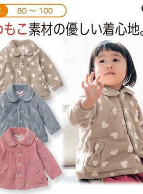 新款冬季珊瑚绒纯棉女宝保暖童装
