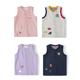 miki儿童马甲春夏薄款 日系纯棉男童坎肩卡通女宝宝小外搭兔子背心