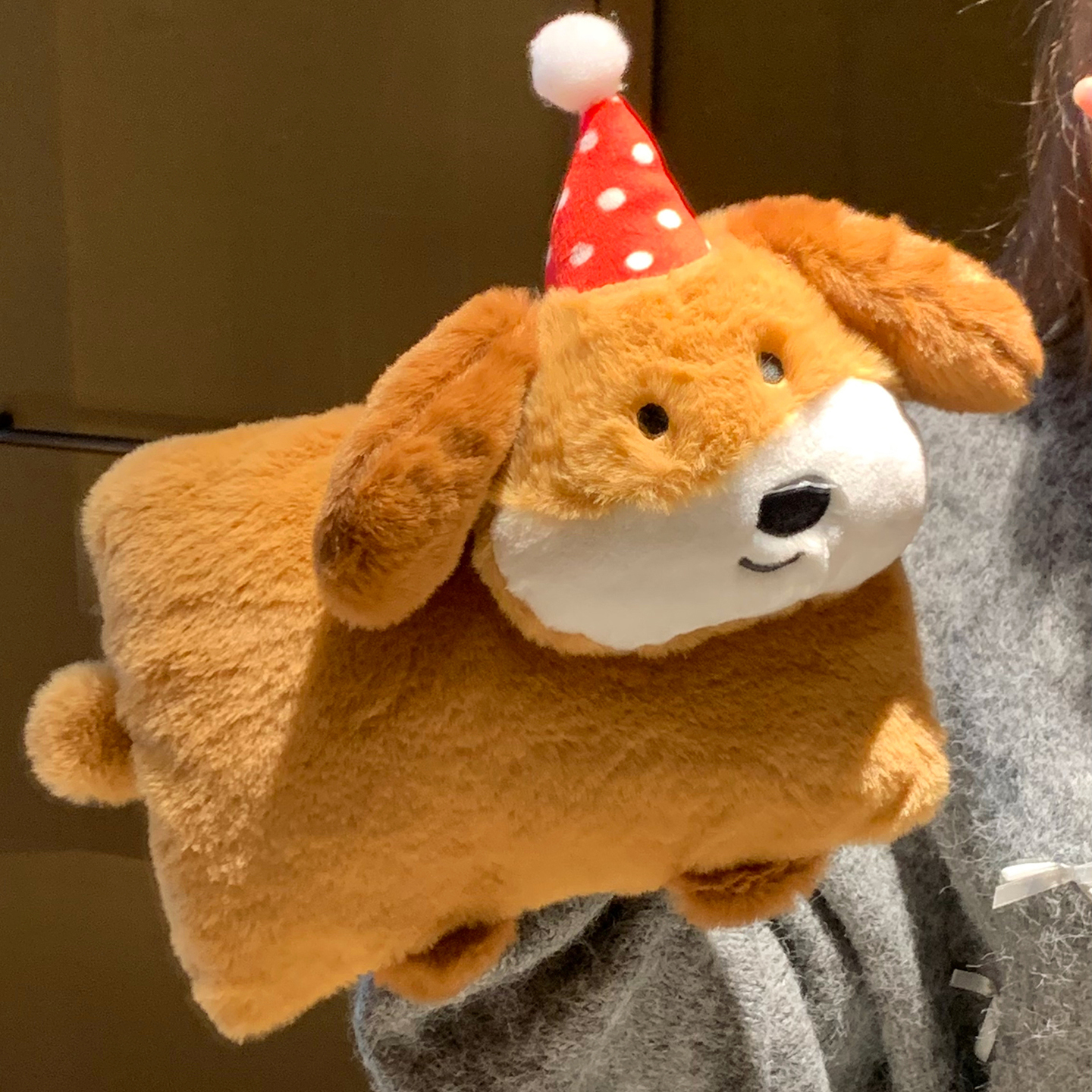 可爱腊肠狗暖宝宝充电款防爆电热水袋被窝专用女生热敷毛绒暖水袋