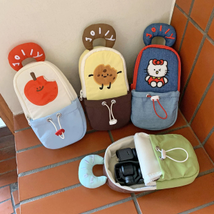 大疆收纳包pocket3保护套充电线nano数码 相机包旅行便携斜跨包包