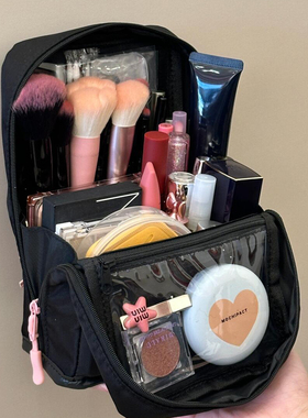 化妆刷收纳包便携立式化妆包女大容量2025新款旅行刷包笔袋补妆包