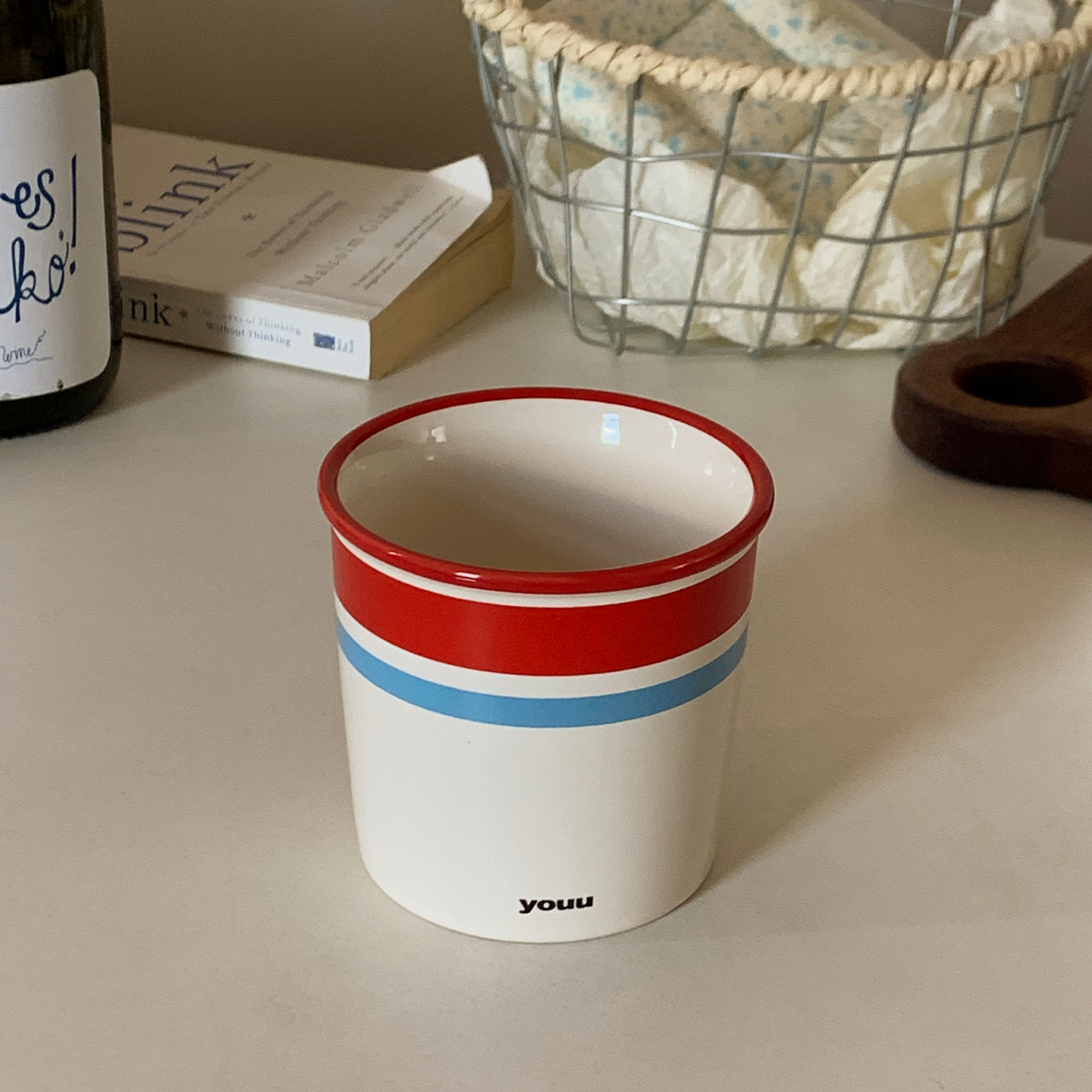 复古马克杯家用陶瓷水杯高颜值小众ins风手握咖啡杯早餐杯牛奶杯