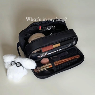 化妆刷收纳笔袋大容量旅行洗漱收纳包2025新款化妆包女便携收纳袋