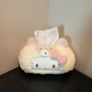 毛绒纸巾盒客厅抽纸盒桌面餐巾纸盒可爱高级感家用茶几装 饰纸抽盒