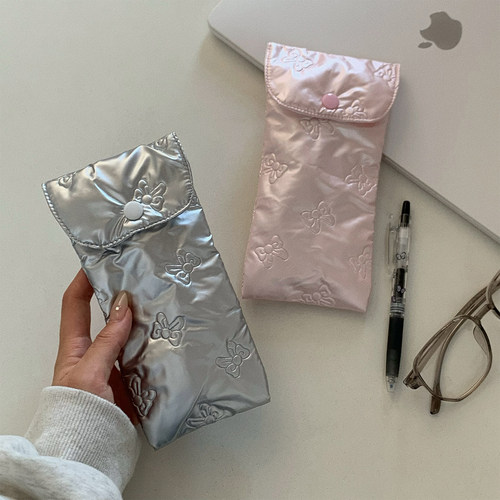 眼镜收纳包便携女生眼镜盒高颜值抗压眼镜袋眼镜包墨镜袋刷子包