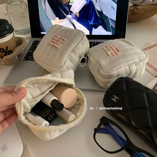 口红杂物收纳小包随身姨妈巾收纳包小化妆包女便携式 我 豆腐块