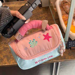 原创海洋芭乐大疆pocket3收纳包手提保护套小众ccd相机包action5