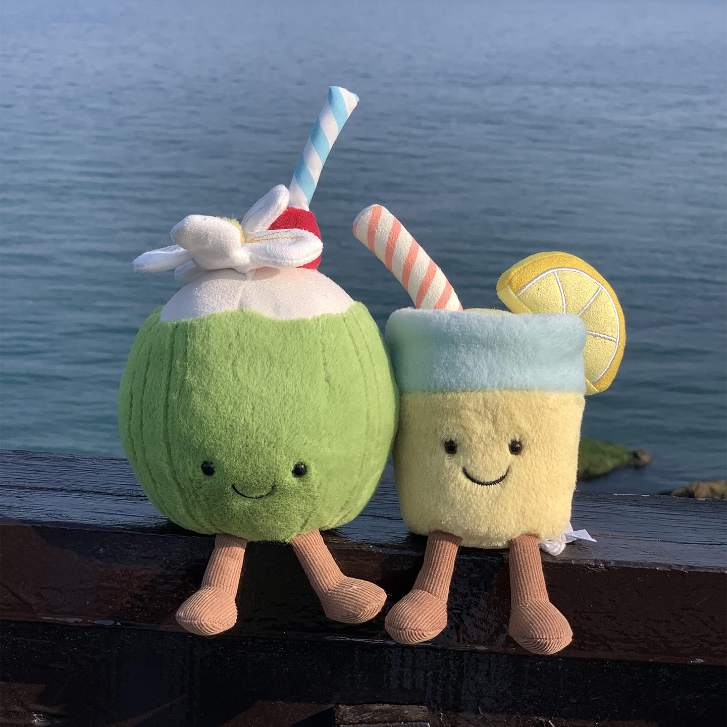 【普吉岛的夏天】椰子水毛绒公仔包包挂件小玩偶可爱背包挂饰情侣