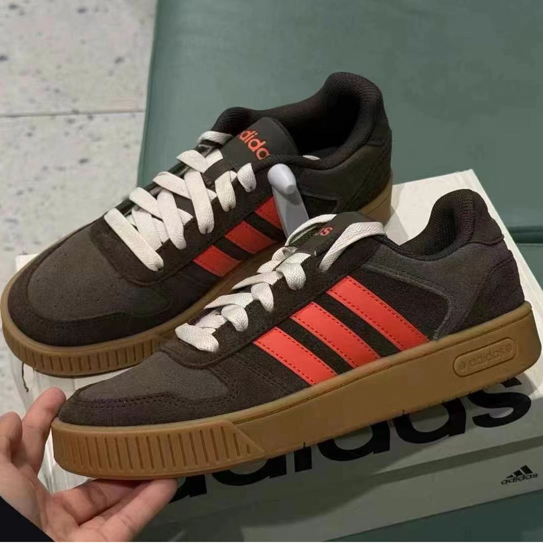 阿迪达斯 Adidas 三叶草厚底板鞋男女情侣系带运动休闲鞋 JP8234