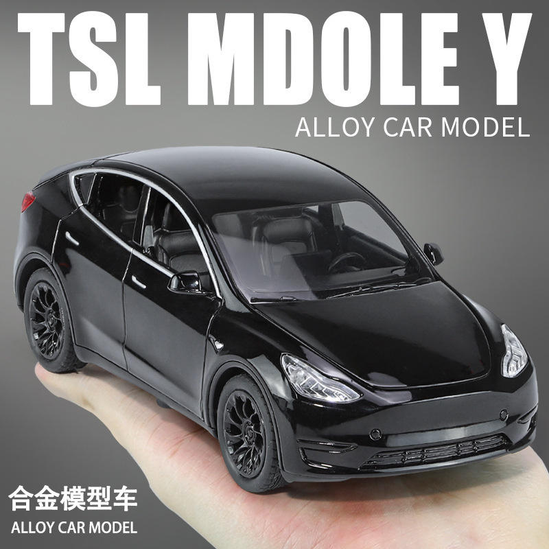 新款 （盒装）仿真1比32 特思拉MODEL Y合金汽车模型摆件玩具